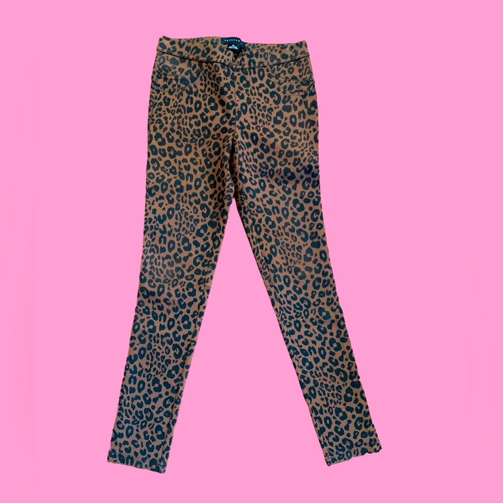 SANCTUARY Leopard Print Leggings Thick material